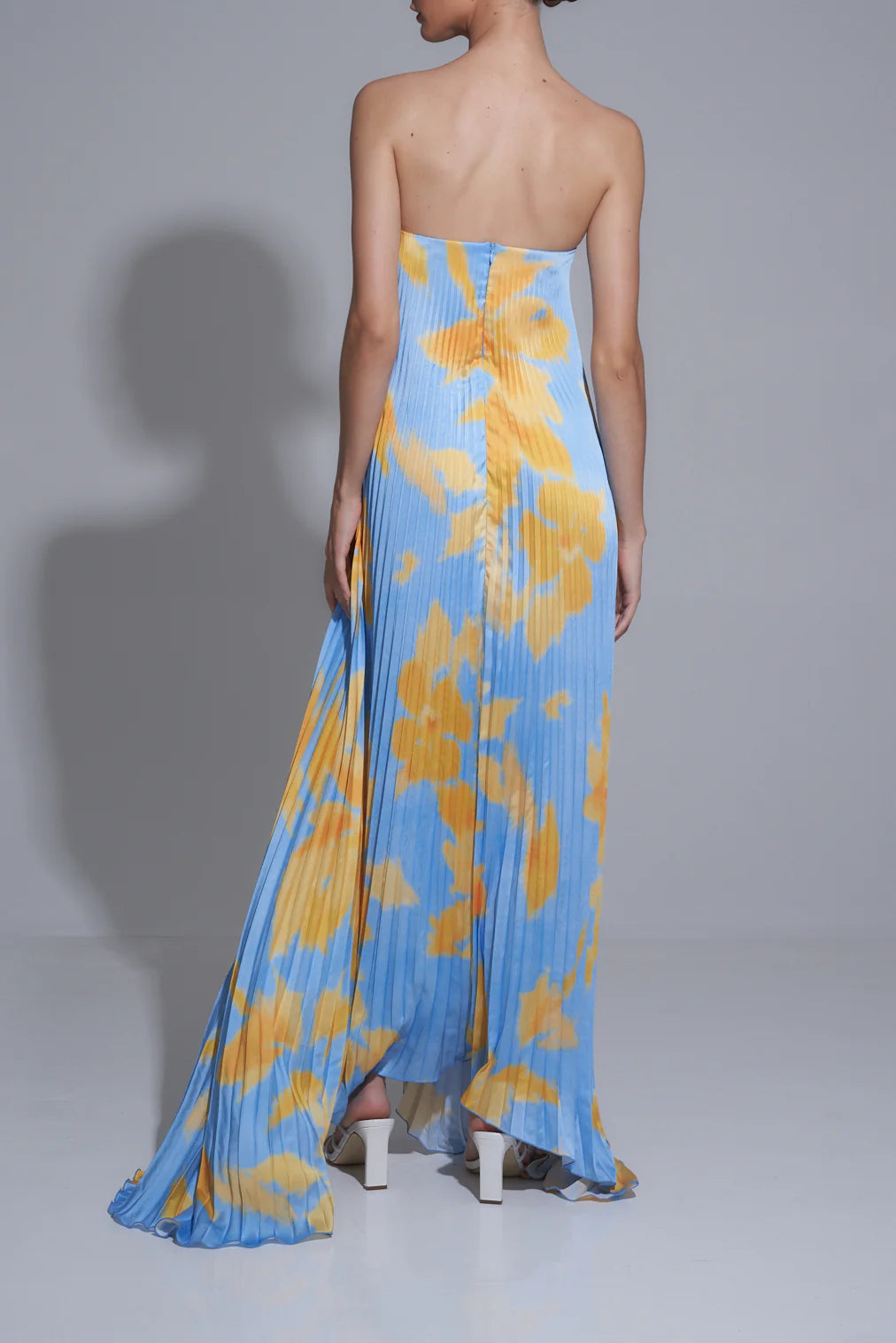 Black Tie Gown - Jardin Blue
