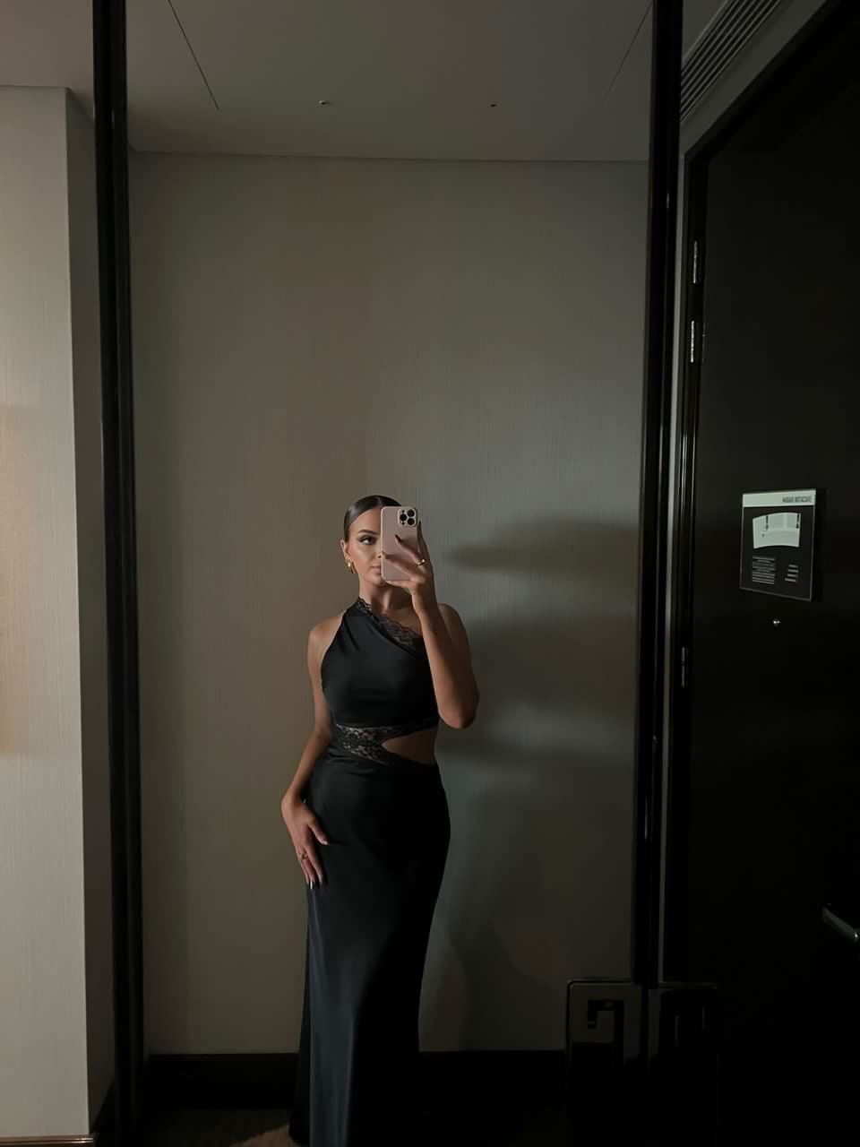 Jillian Lace Gown - Black