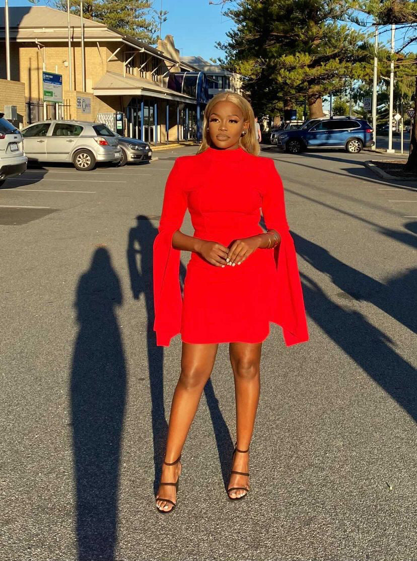 Sense of Mystery Dress - Red