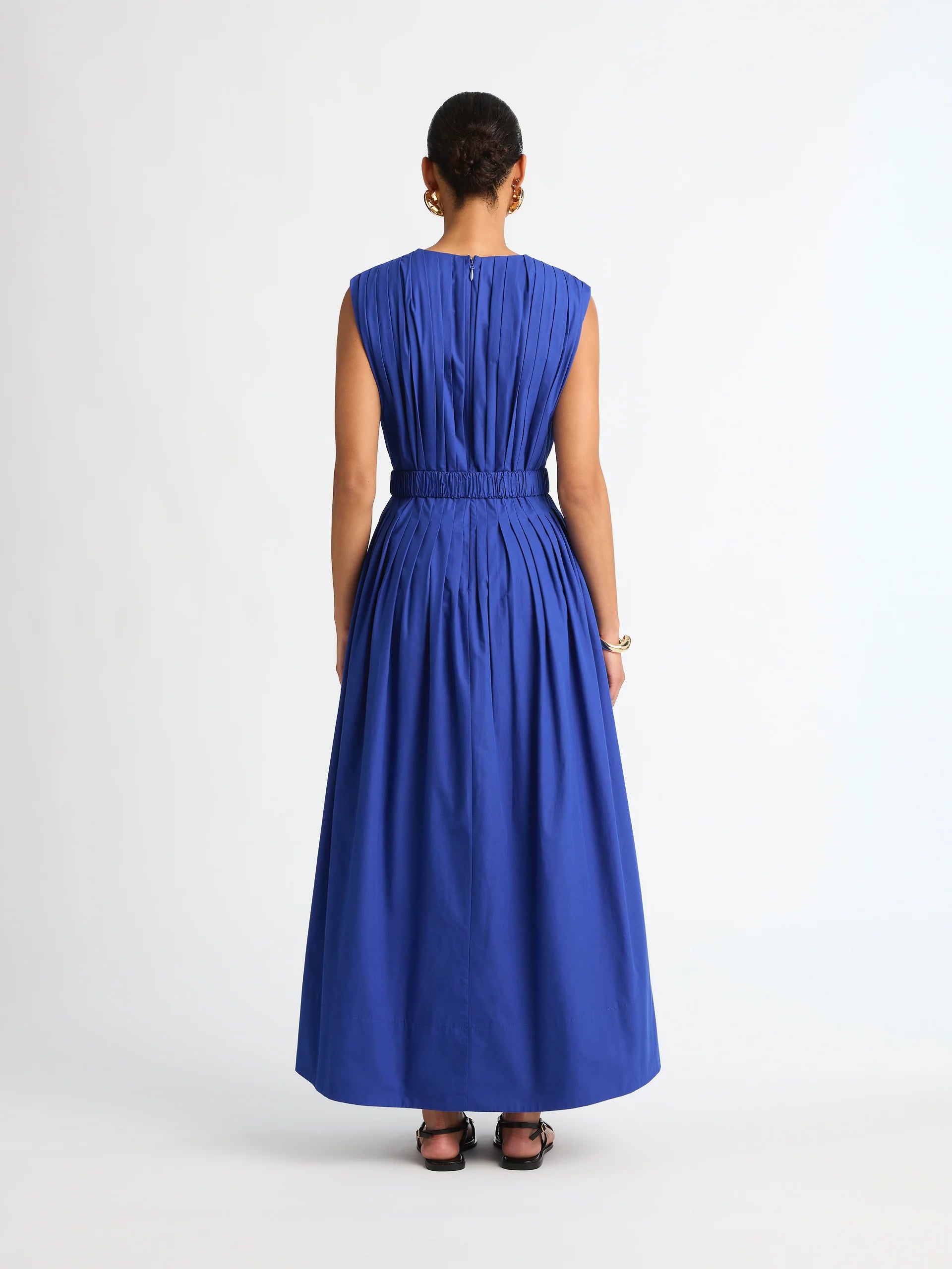 Avery Midi Dress - Blue