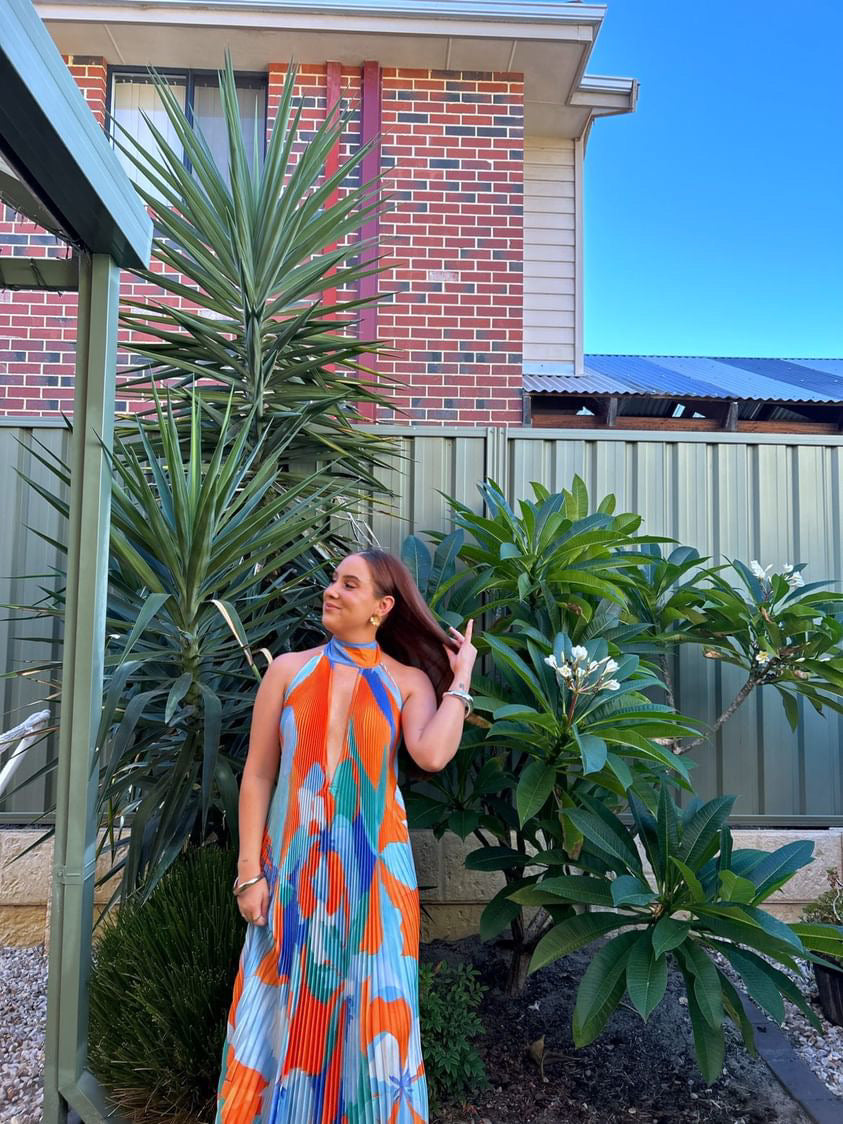 Opera Gown - Capri Orange