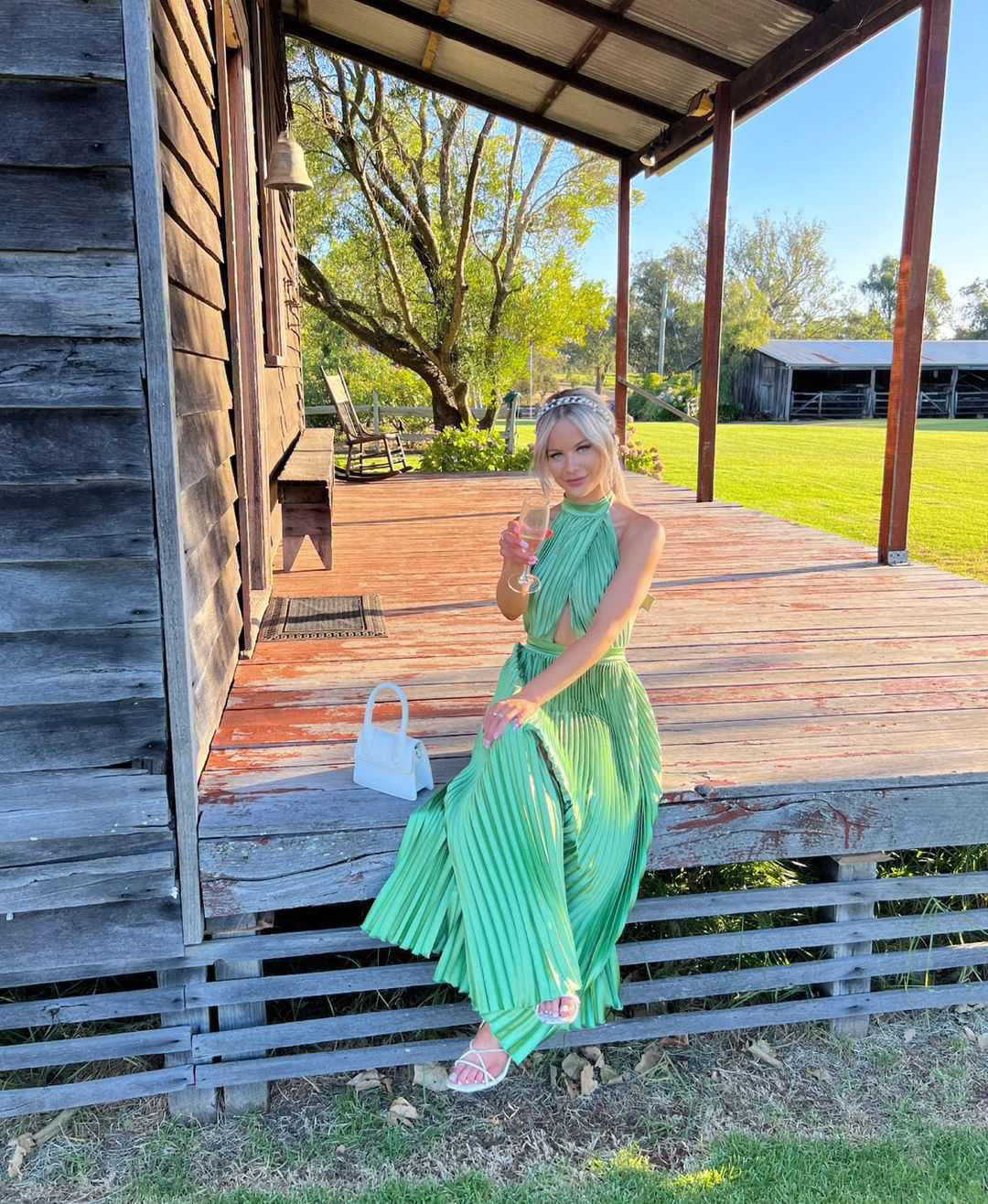 Renaissance Gown - Fern Green