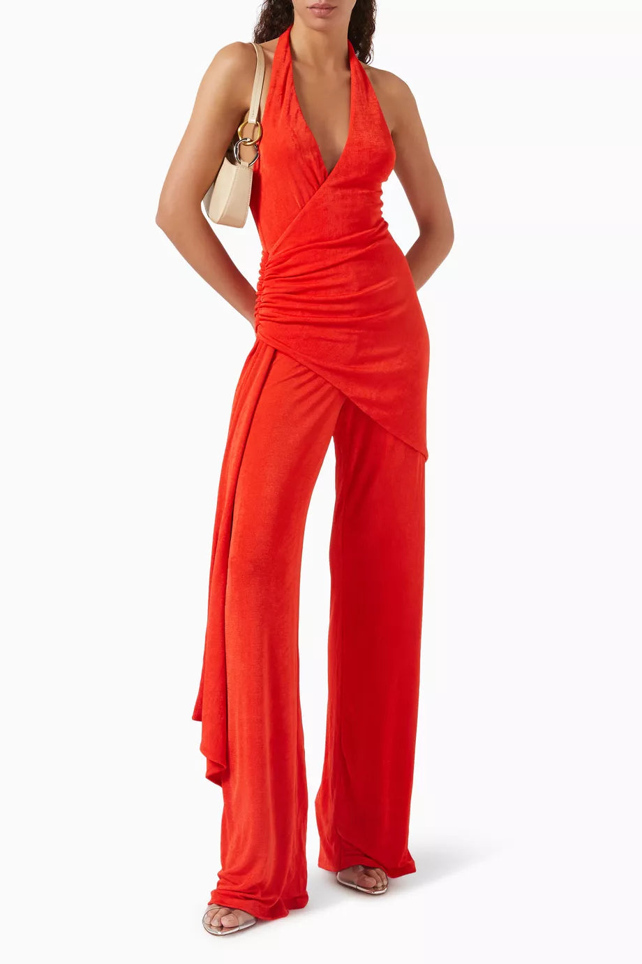 Halle Jumpsuit - Red
