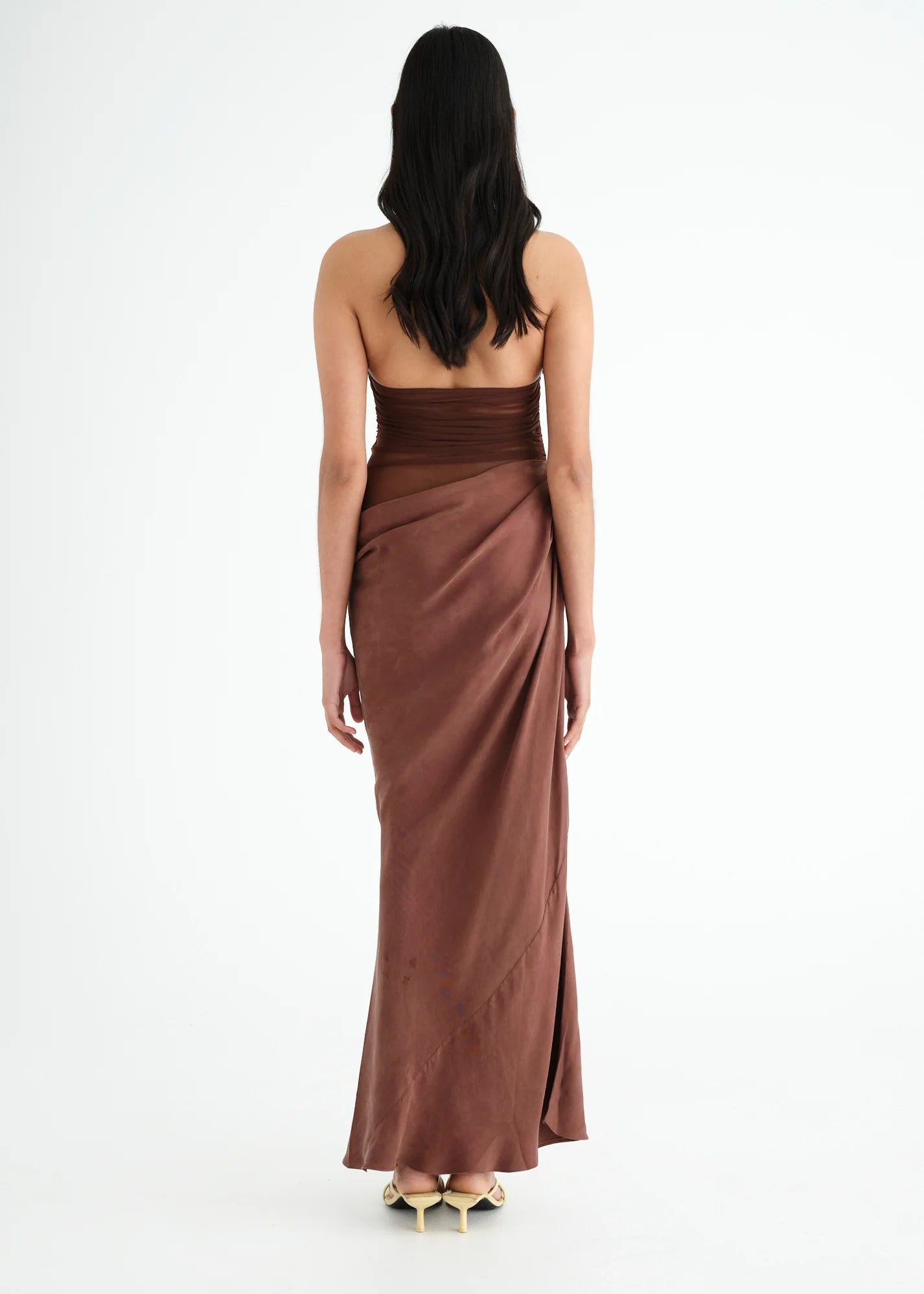 Gina Maxi Dress - Chocolate