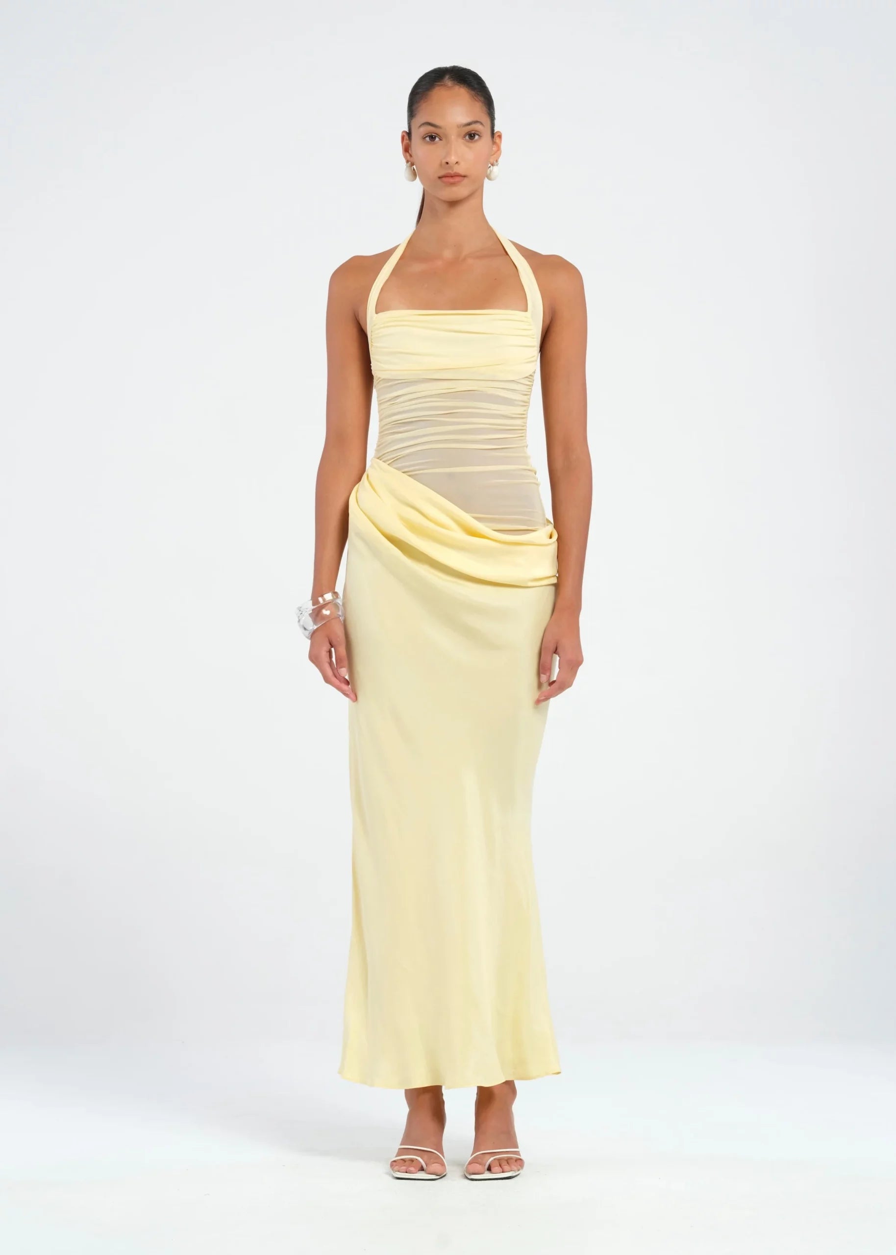 Gina Maxi Dress - Butter Yellow
