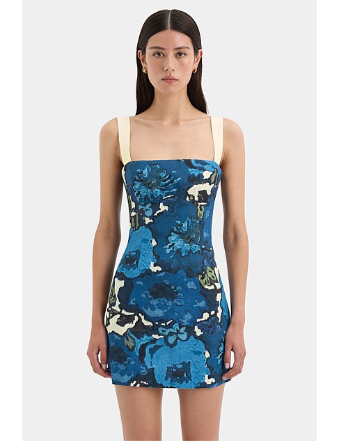 Camellia Mini - Blue Floral