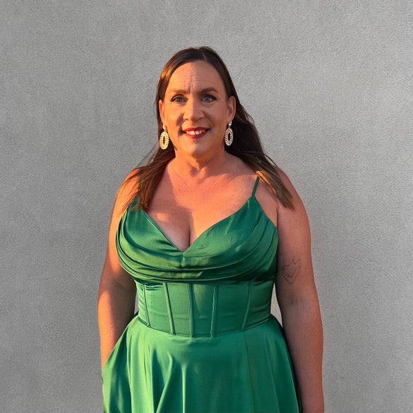 Mallow Dress - Emerald