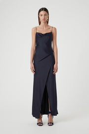 Bowery Slip Dress - French Navy