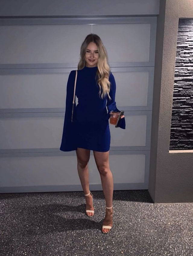 Sense of Mystery Dress - Blue