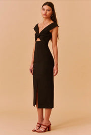 Mae Midi Dress - Black
