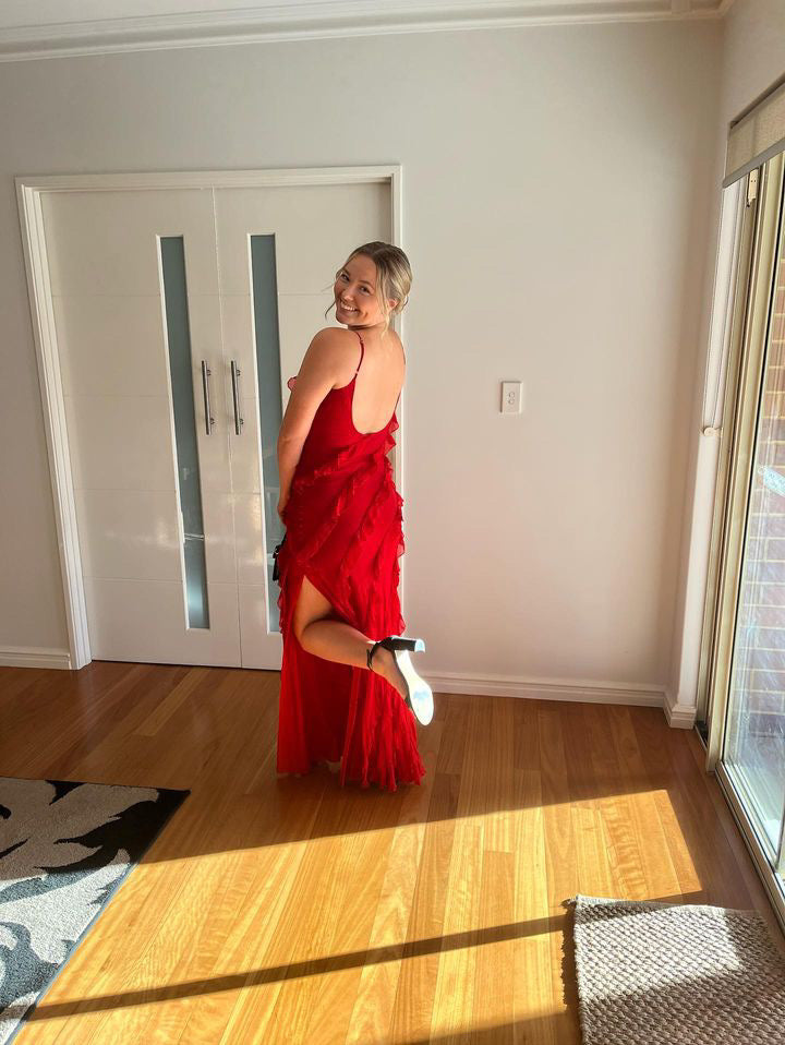 Cecilia Dress - Red