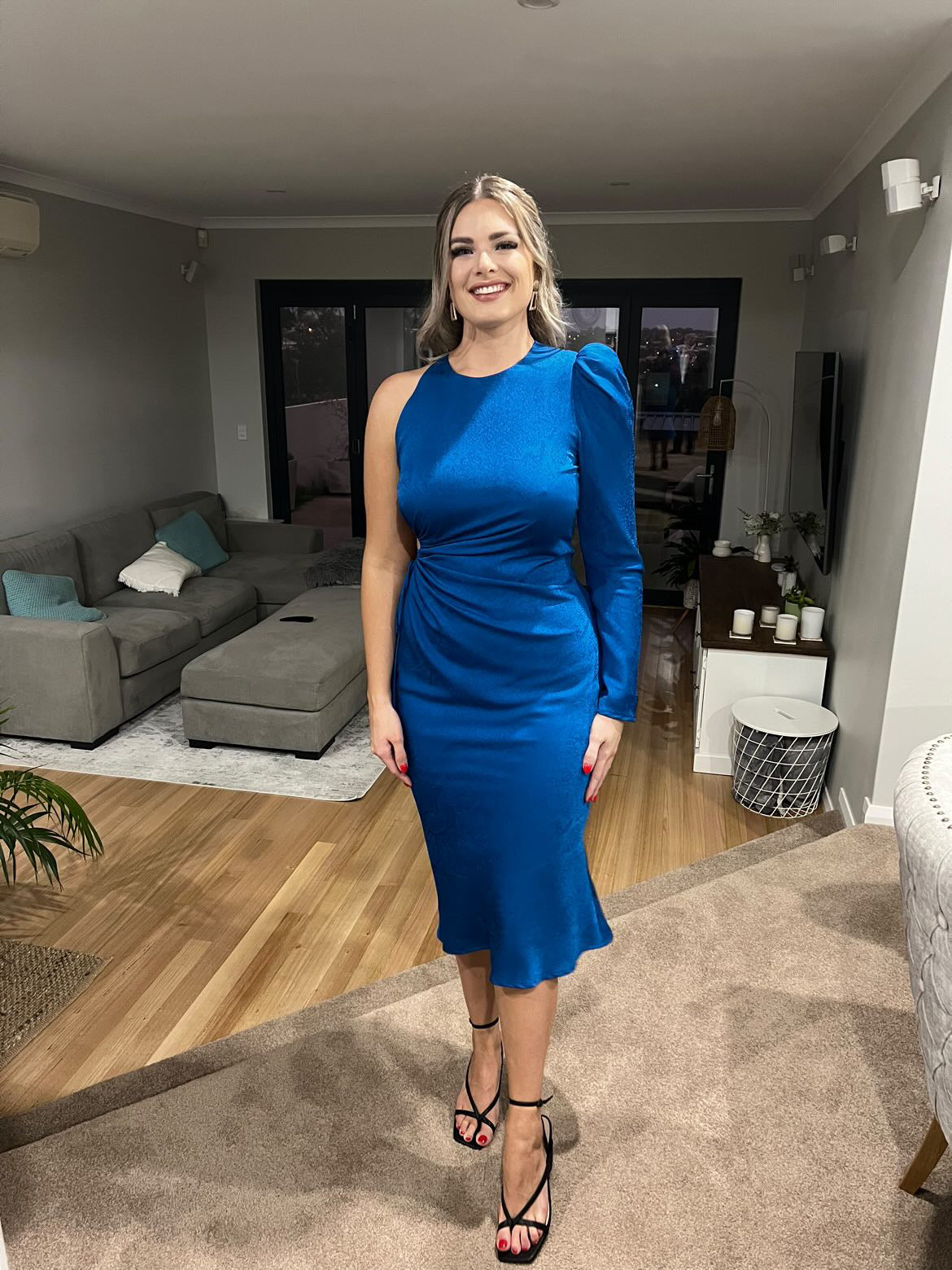 Surround Sound Dress - Blue