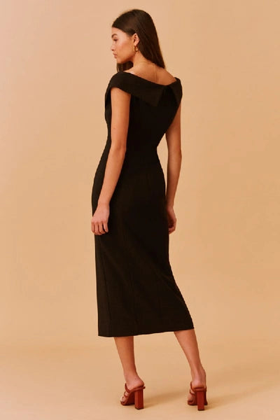 Mae Midi Dress - Black
