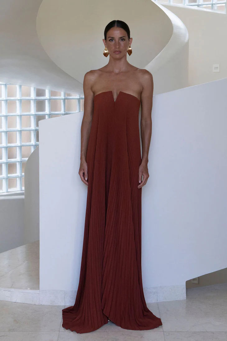 Black Tie Gown - Terracotta