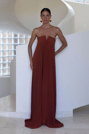 Black Tie Gown - Terracotta