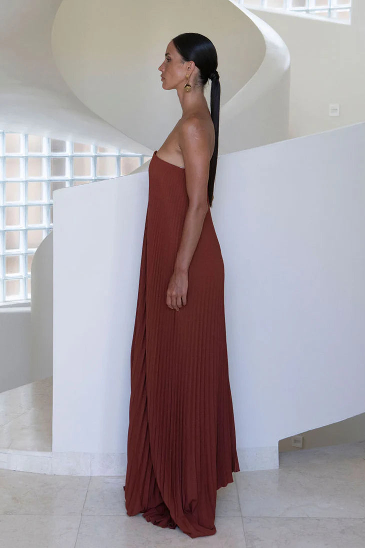 Black Tie Gown - Terracotta