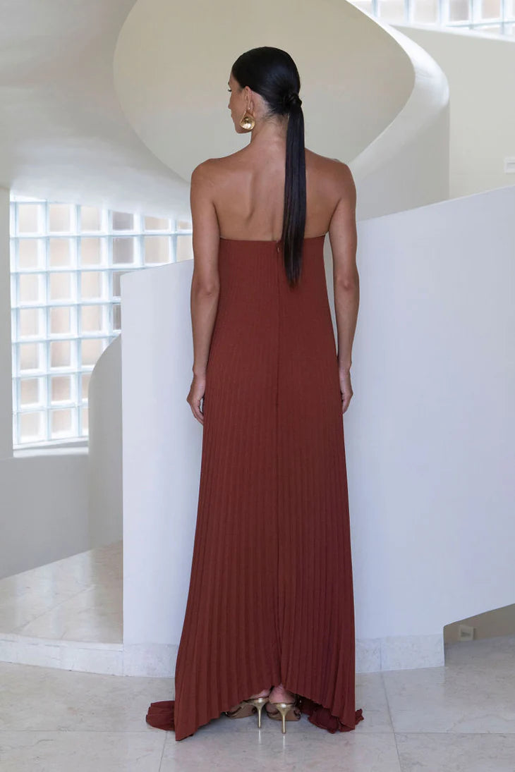 Black Tie Gown - Terracotta