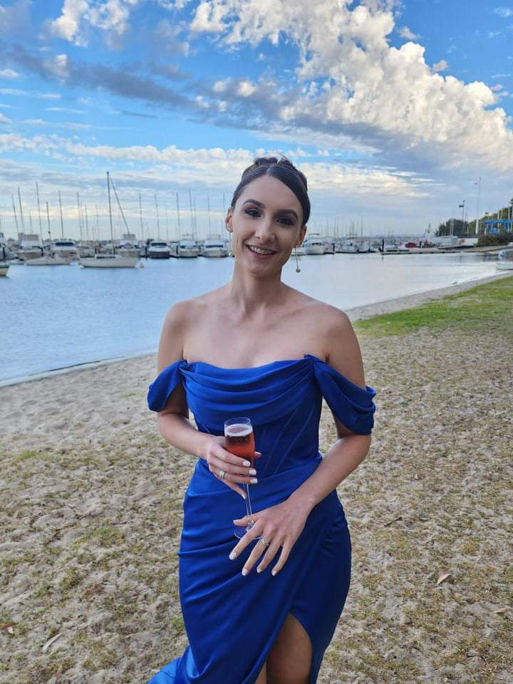 Carmi Gown - Blue