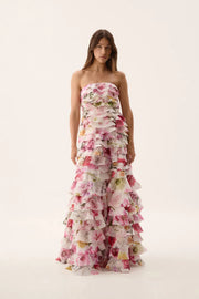 Fleur Gown - Collage Floral