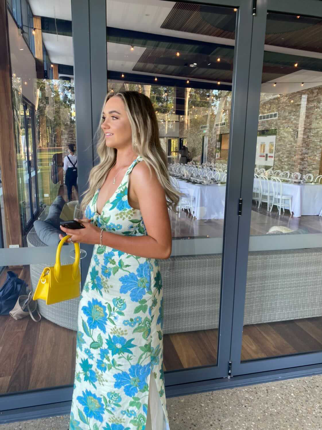 Alexandre Tie Midi Dress - Marguerite Print