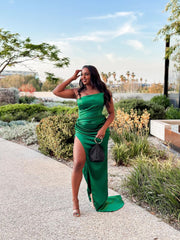Amy Gown - Emerald Green