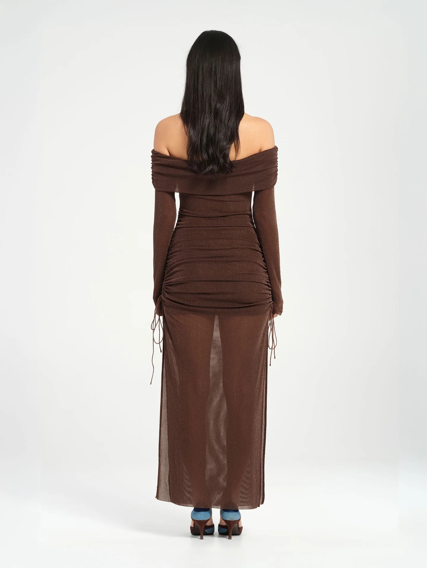 Blaire Midi Dress - Chocolate