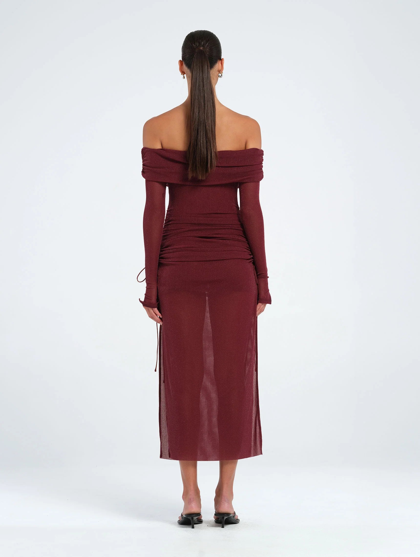 Blaire Midi Dress - Plum