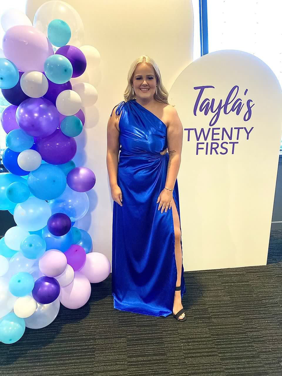 Nour Maxi Dress - Cobalt Blue