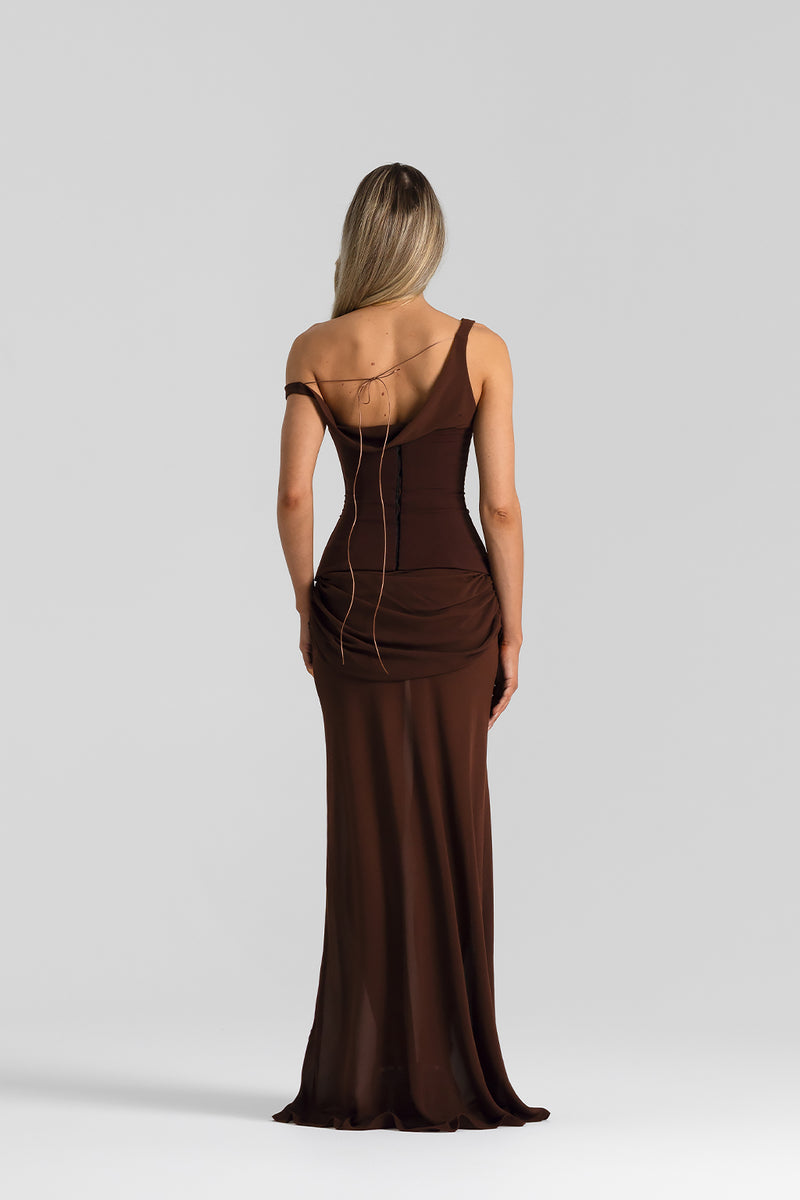 Cadence Gown - Espresso