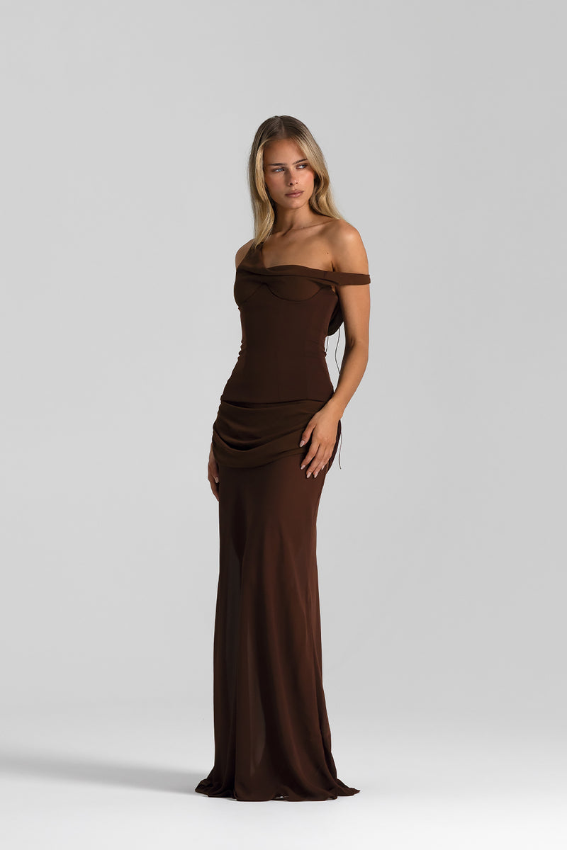 Cadence Gown - Espresso