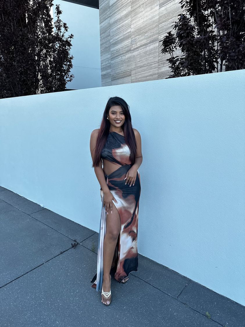 Zaniah Dress - Copper