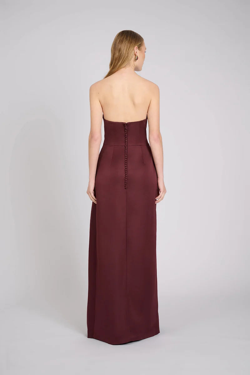 Deanna Gown - Burgundy