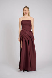 Deanna Gown - Burgundy