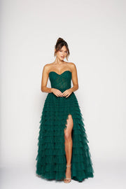 Derya Dress - Emerald