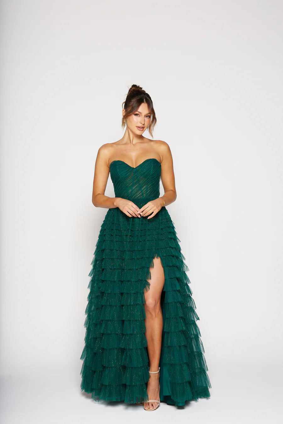 Derya Dress - Emerald
