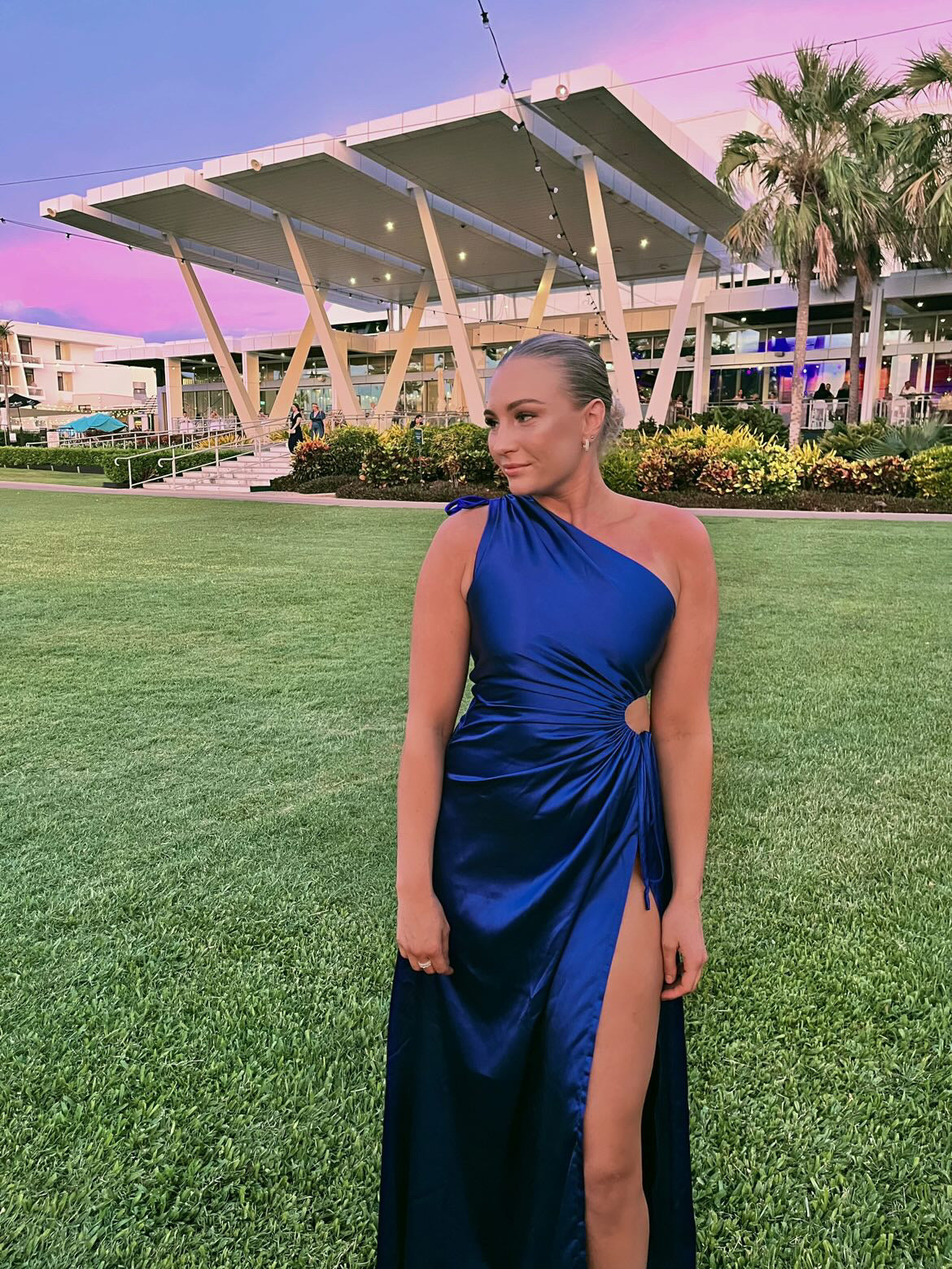Nour Maxi Dress - Cobalt Blue