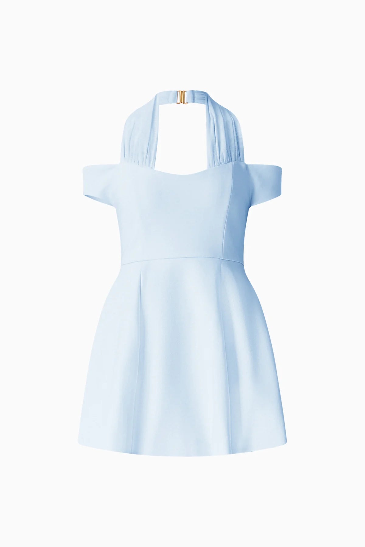 Ruby Halter Mini Dress - Blue