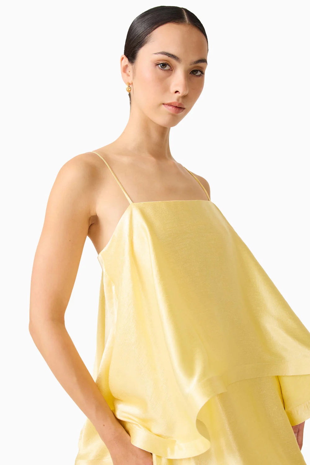 Tilly Tiered Maxi Dress - Butter Yellow