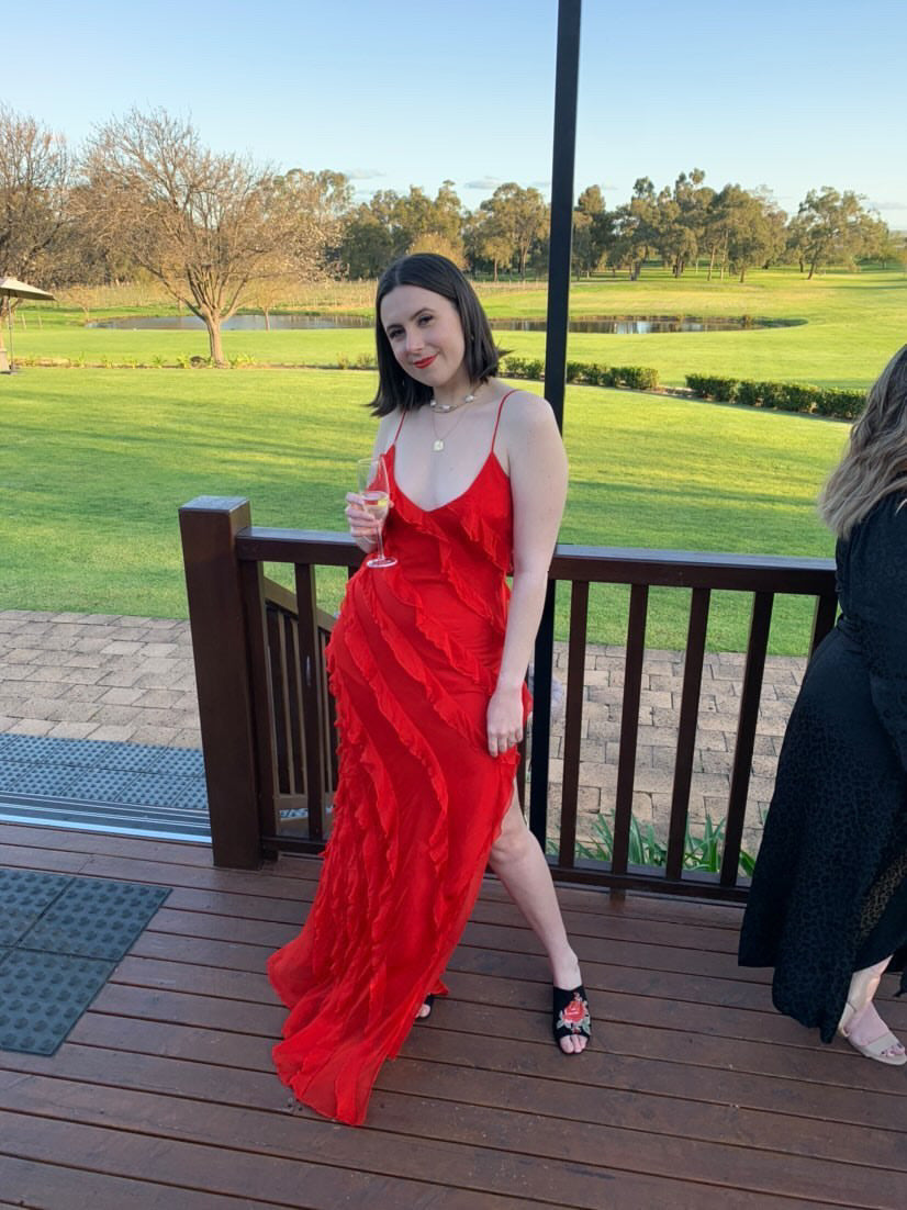 Cecilia Dress - Red