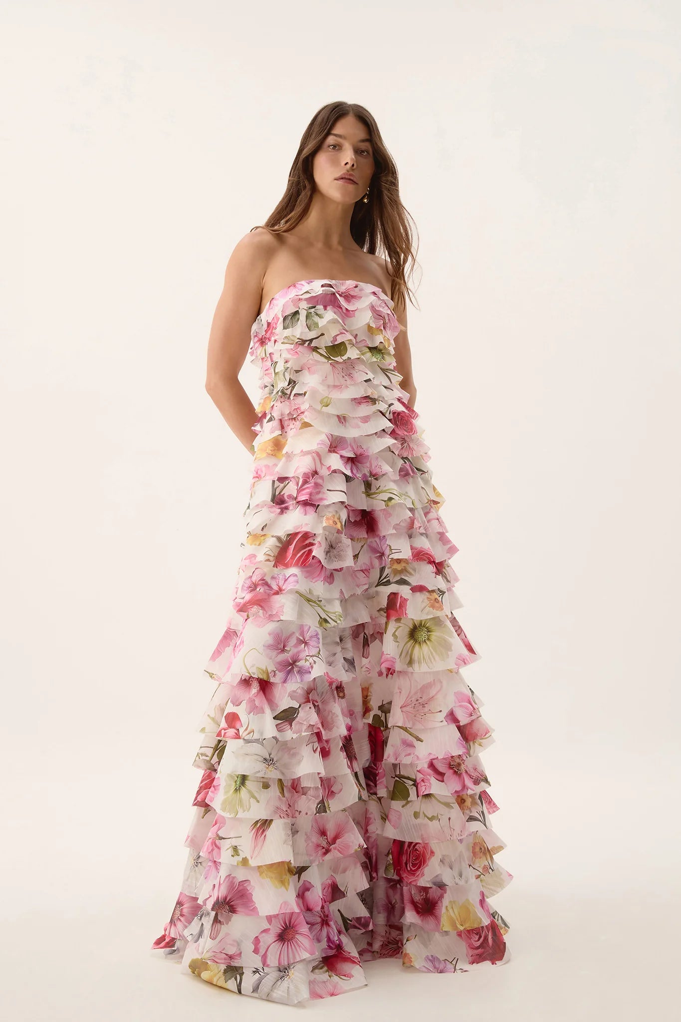Fleur Gown - Collage Floral