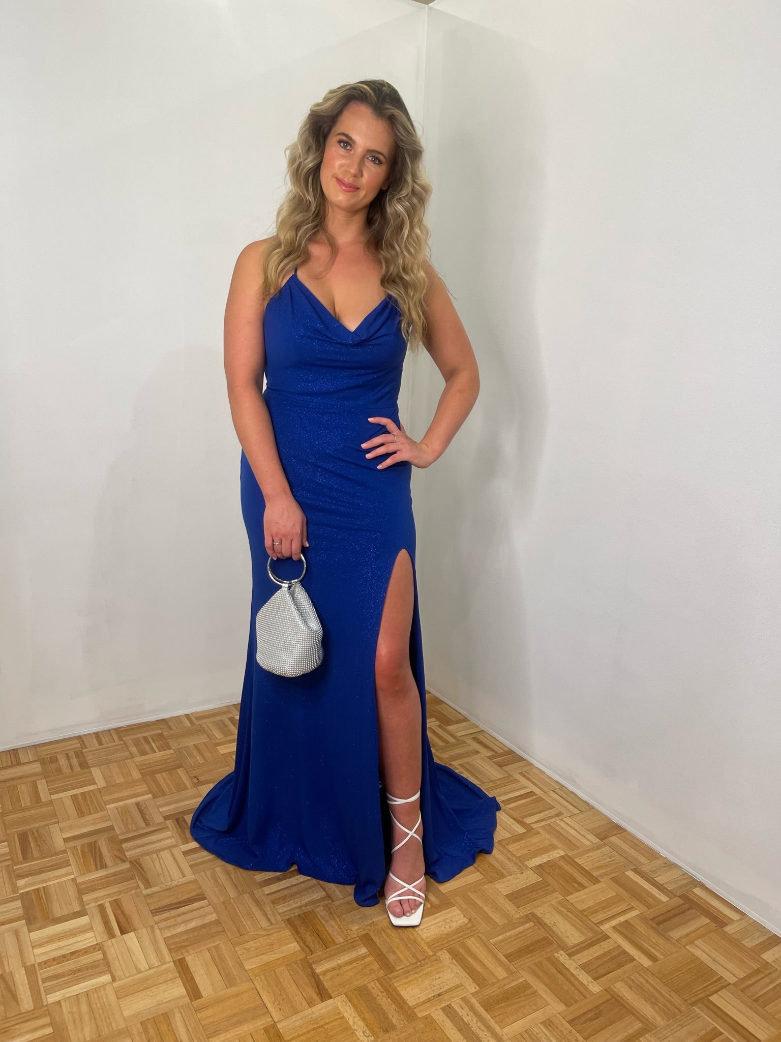 Talia Gown - Cobalt