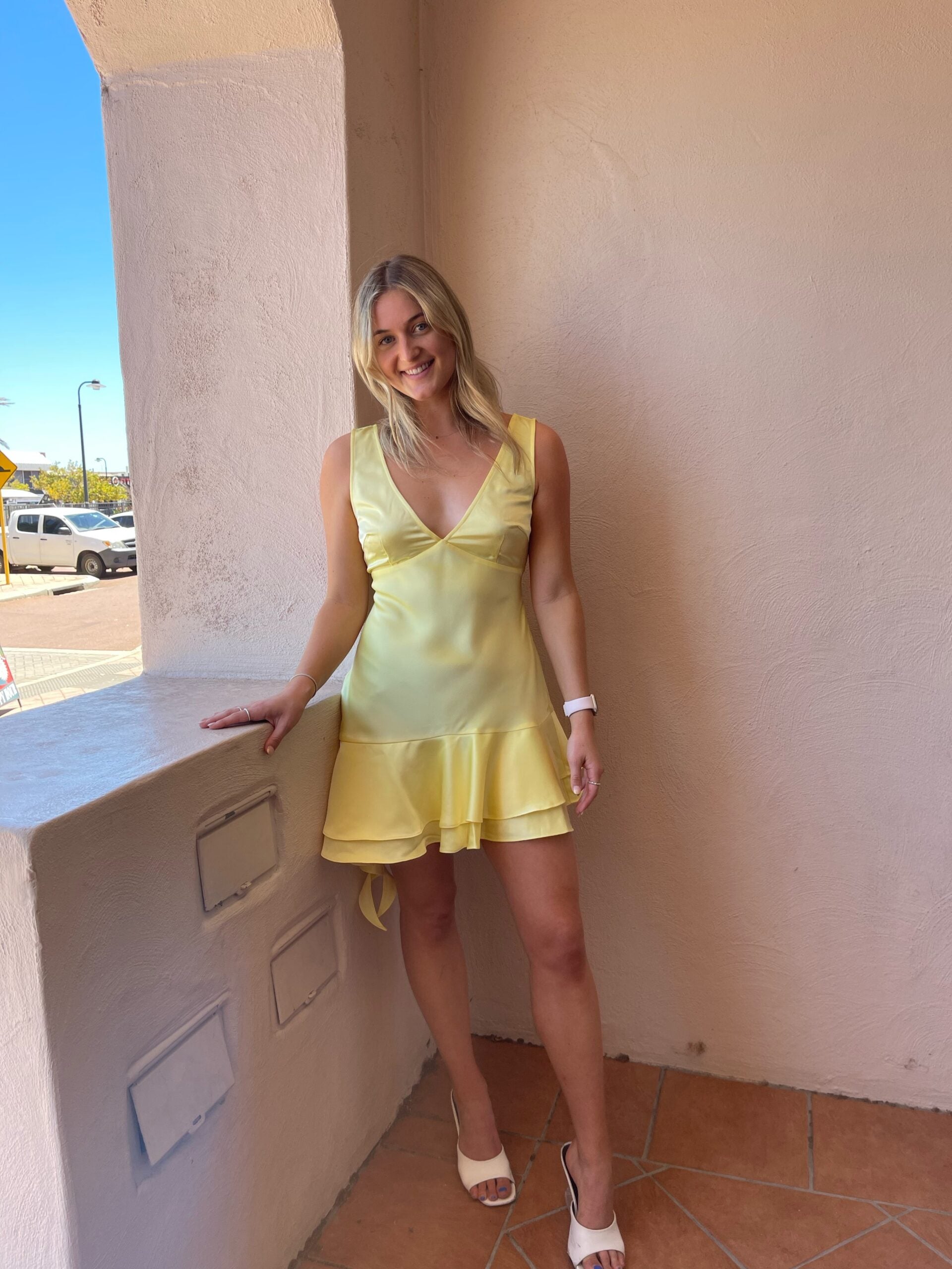 Sunshine Mini Dress - Butter