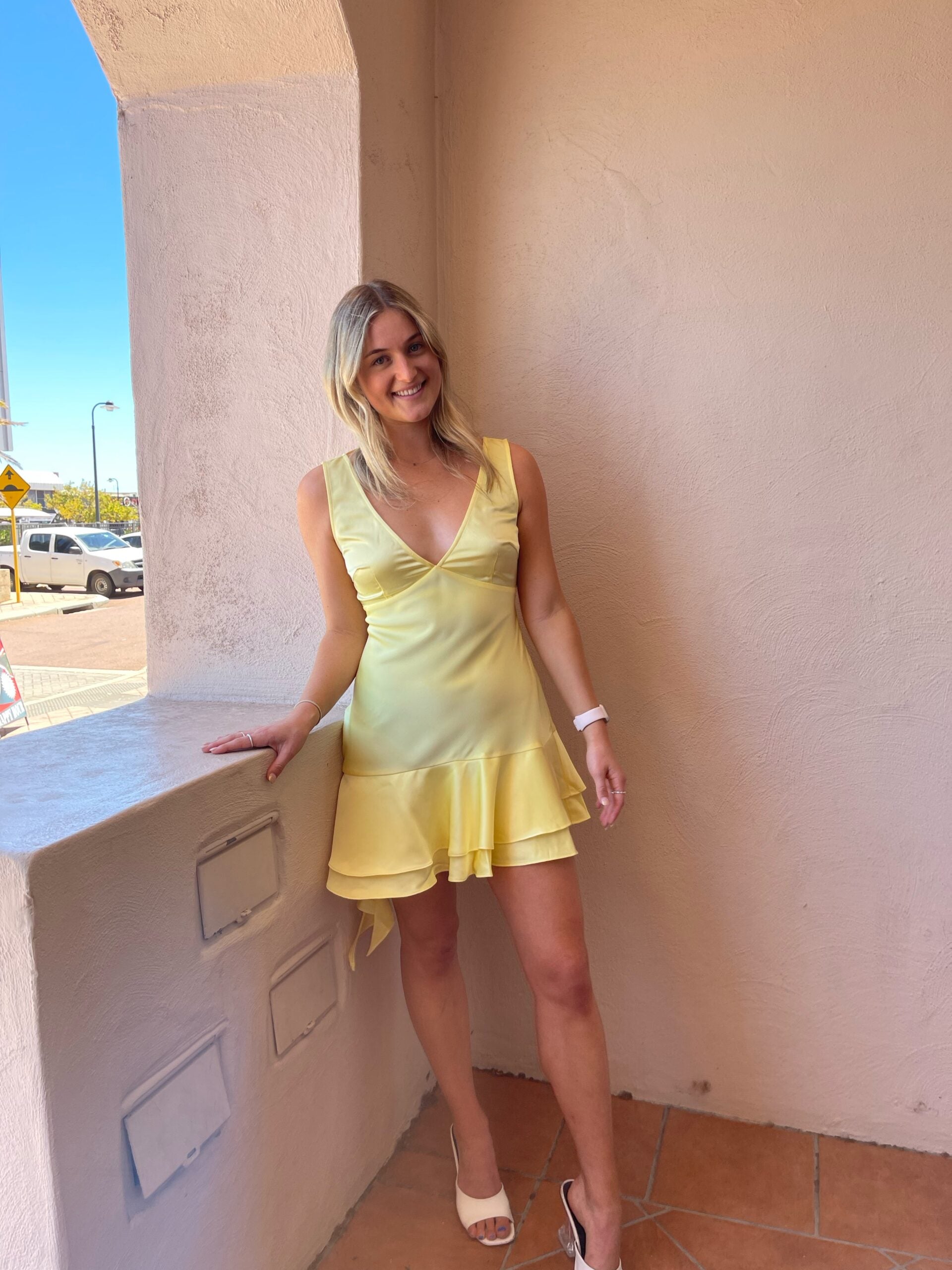 Sunshine Mini Dress - Butter