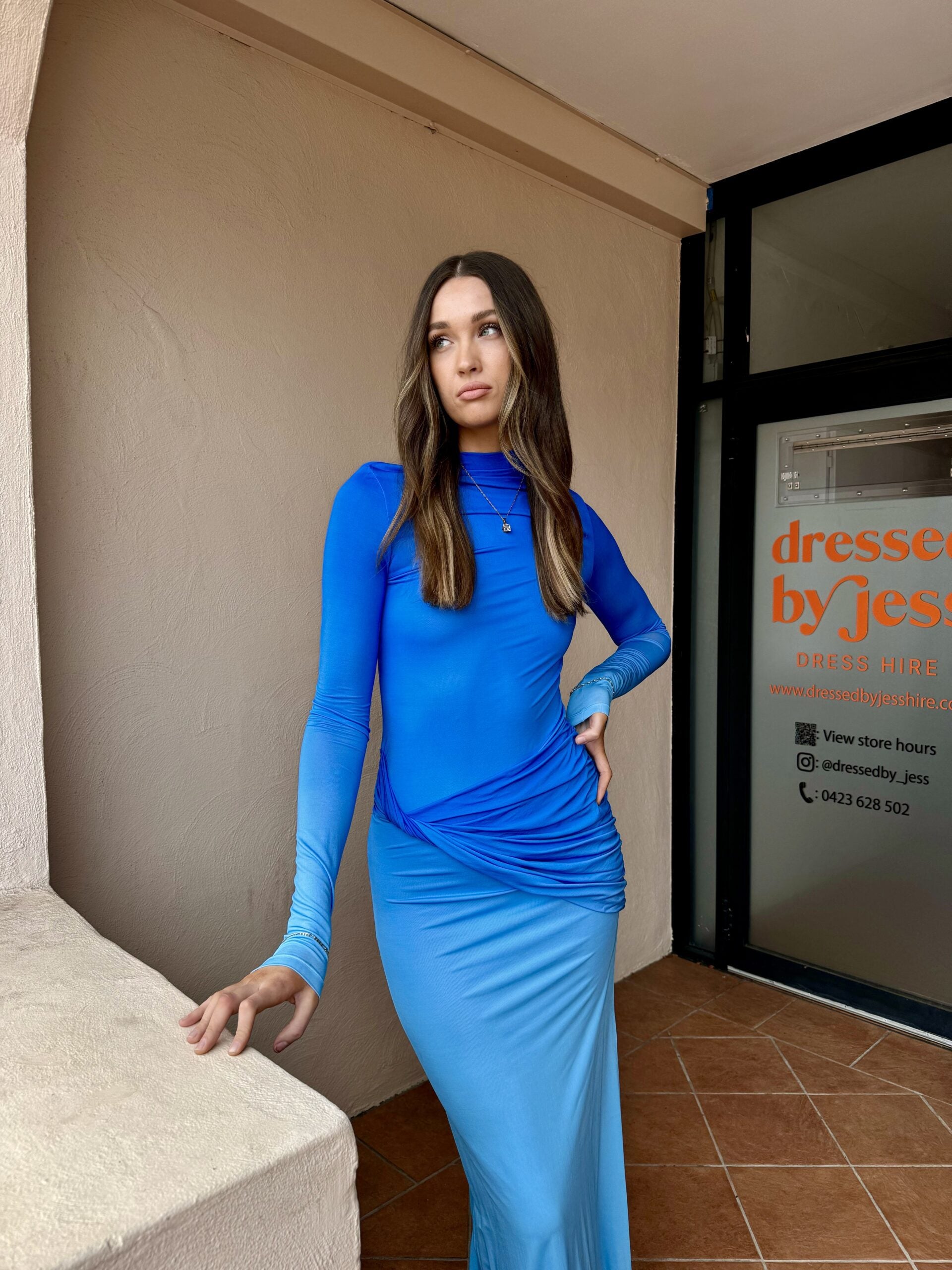 Life Form Gown - Blue