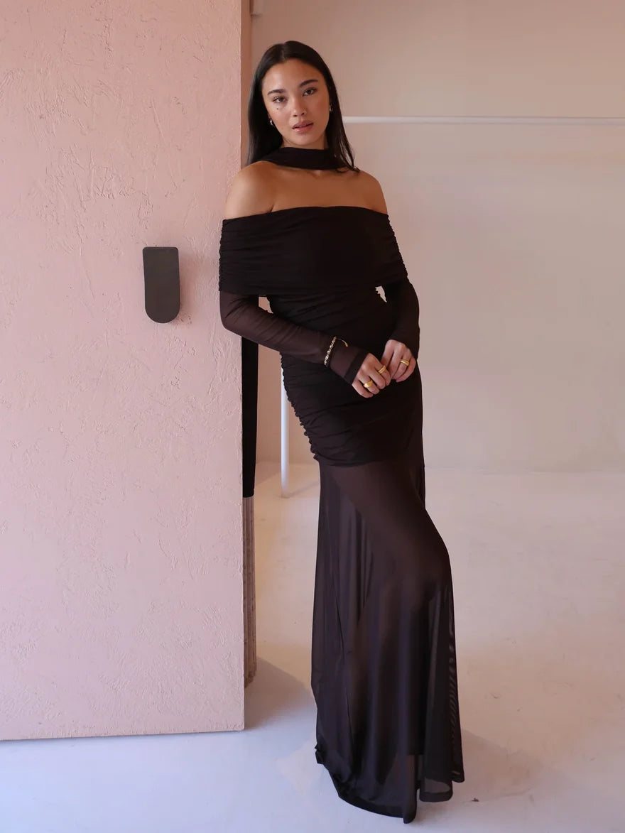 Belle Dress - Chocolate