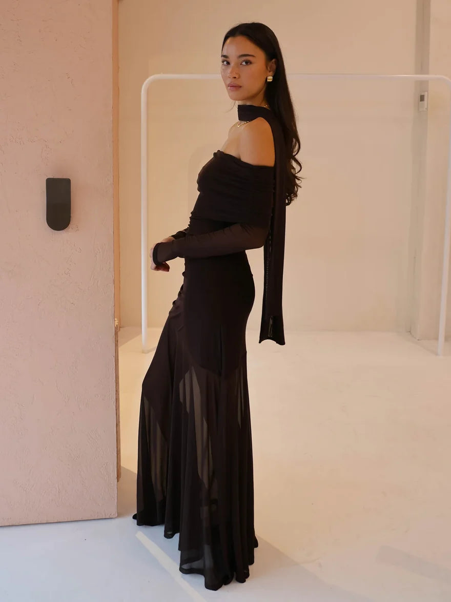 Belle Dress - Chocolate