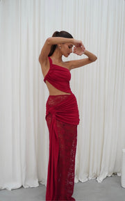 Paradiso Lace Dress - Red