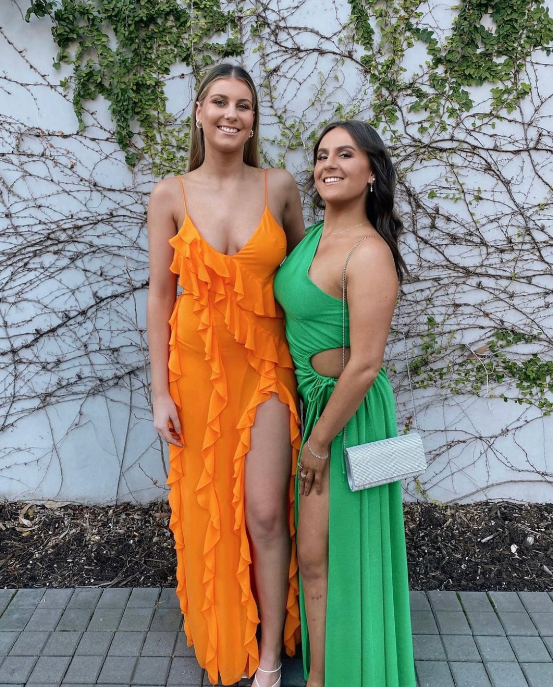 Nenah Gown - Bright Orange