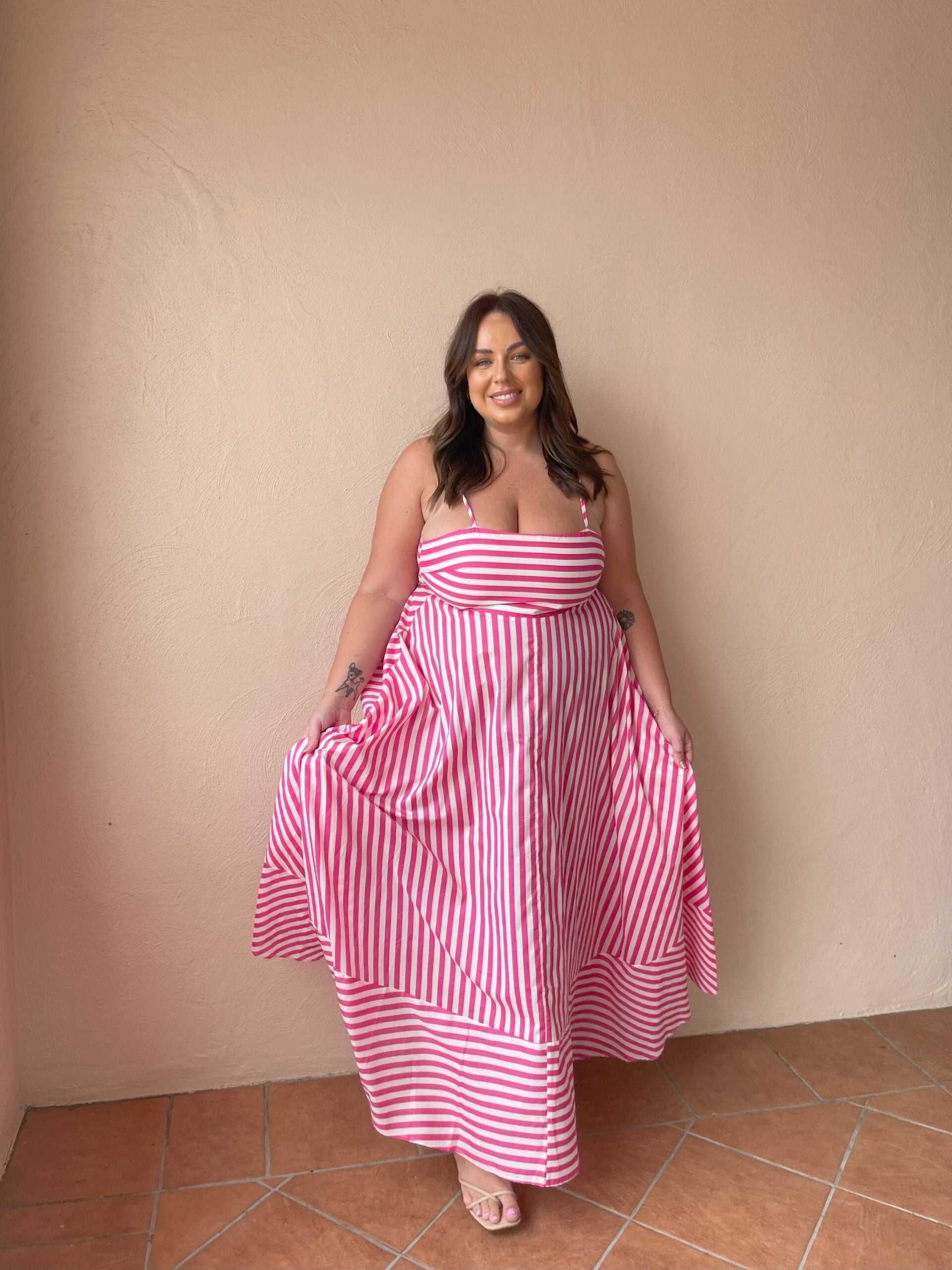 Rue Dress - Hibiscus