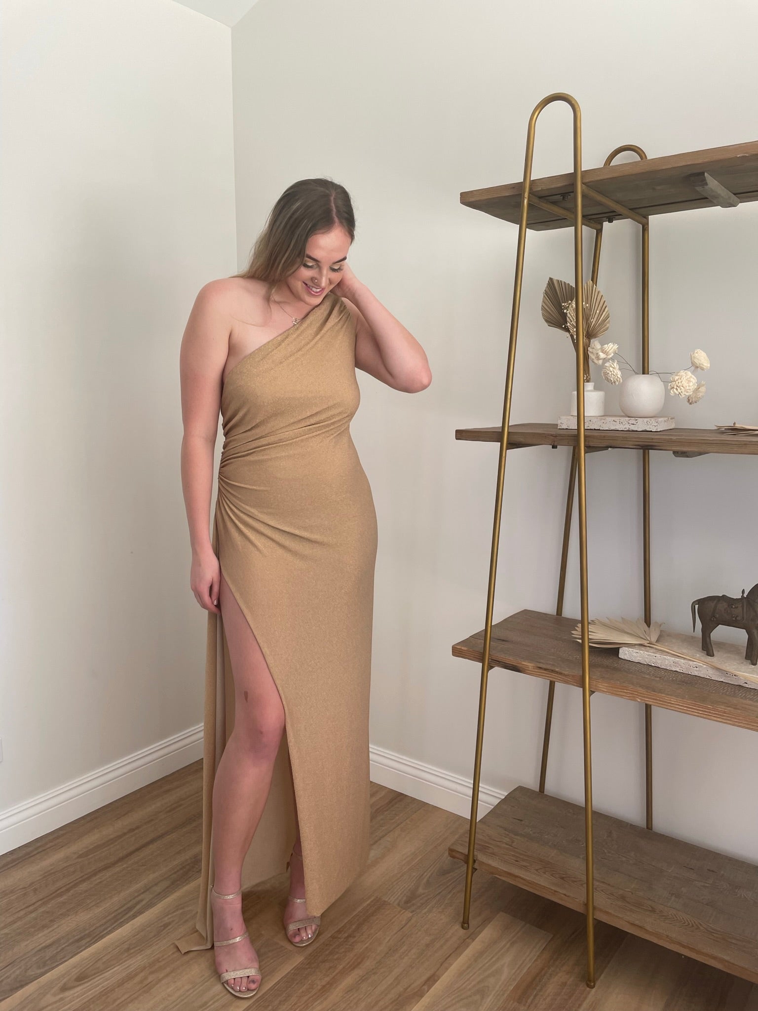 Bahari Dress - Champagne